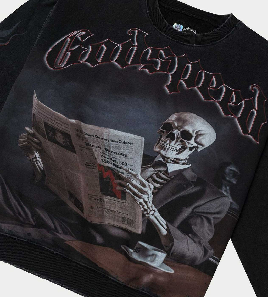 Godspeed Black Monday Sweatshirt Black Wash