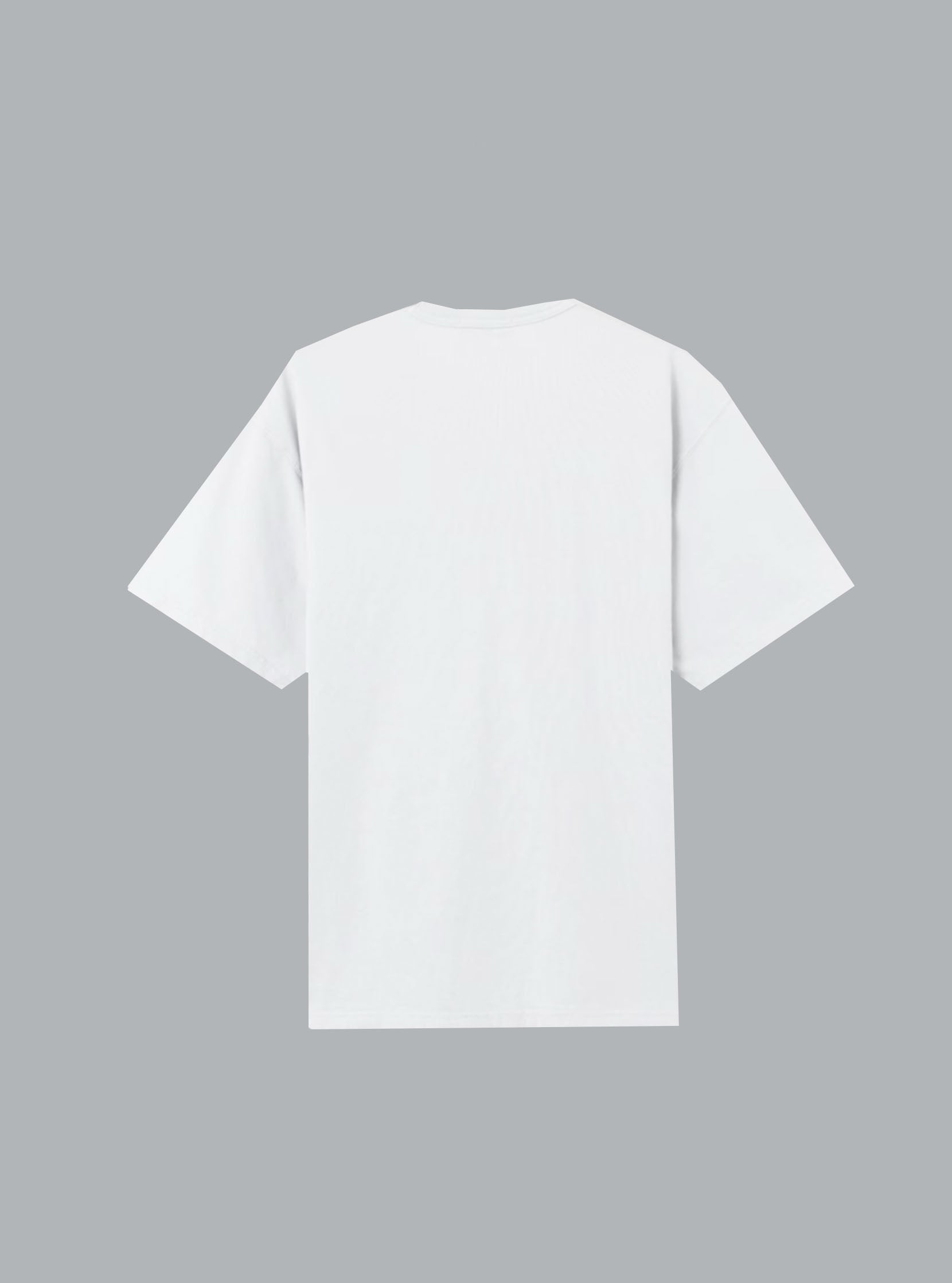 COMBED ORGANIC COTTON JERSEY T-SHIRT SKY BLUE