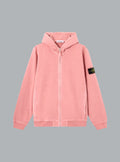 OLD' EFFECT MALFILÉ FLEECE HOODIE SWEATER OLEANDER