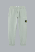 ORGANIC COTTON FLEECE SWEAT BOTTOMS SAGE