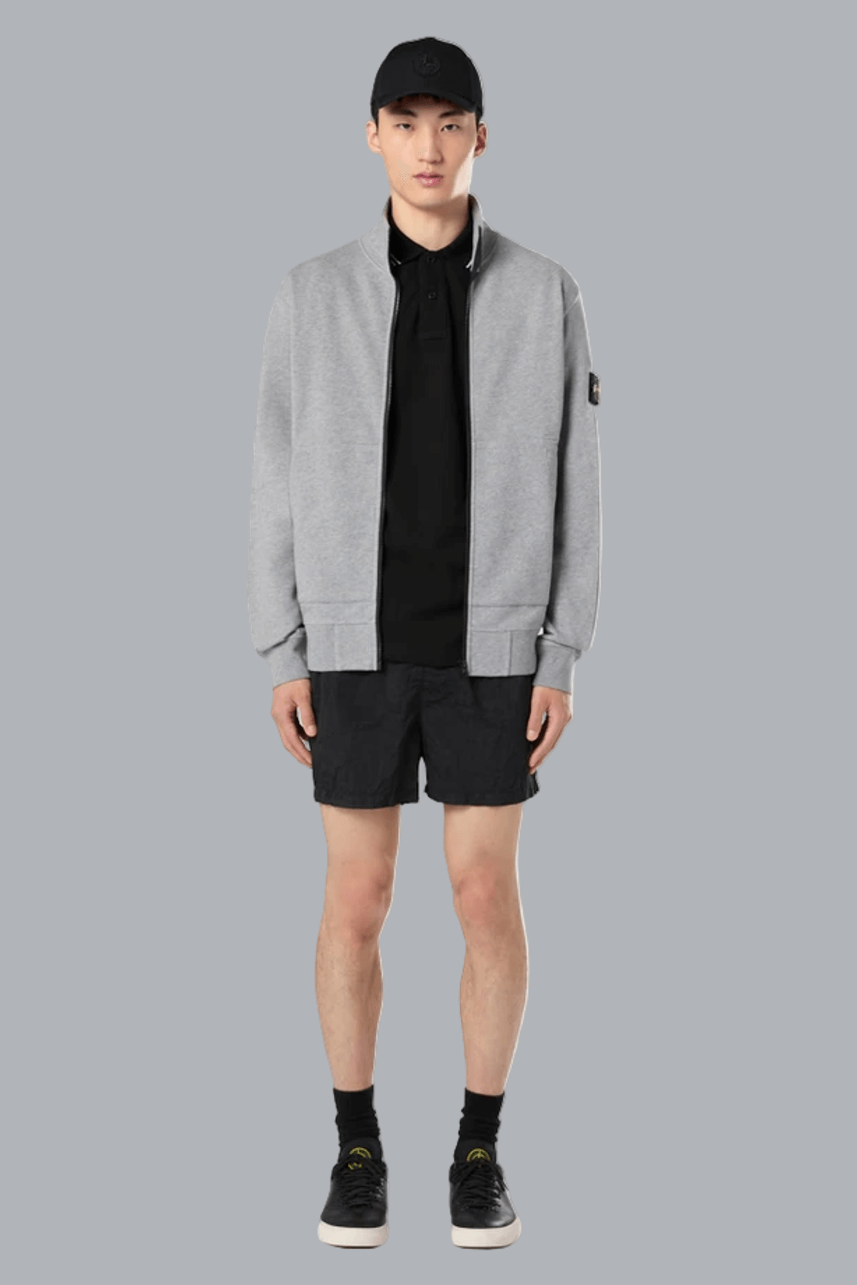NYLON METAL IN ECONYL REGENERATED NYLON SWIM SHORTS BLACK
