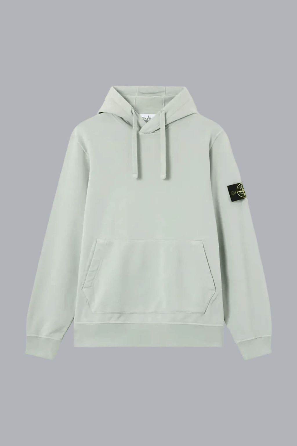 ORGANIC COTTON FLEECE HOODIE SWEATER SAGE