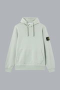 ORGANIC COTTON FLEECE HOODIE SWEATER SAGE