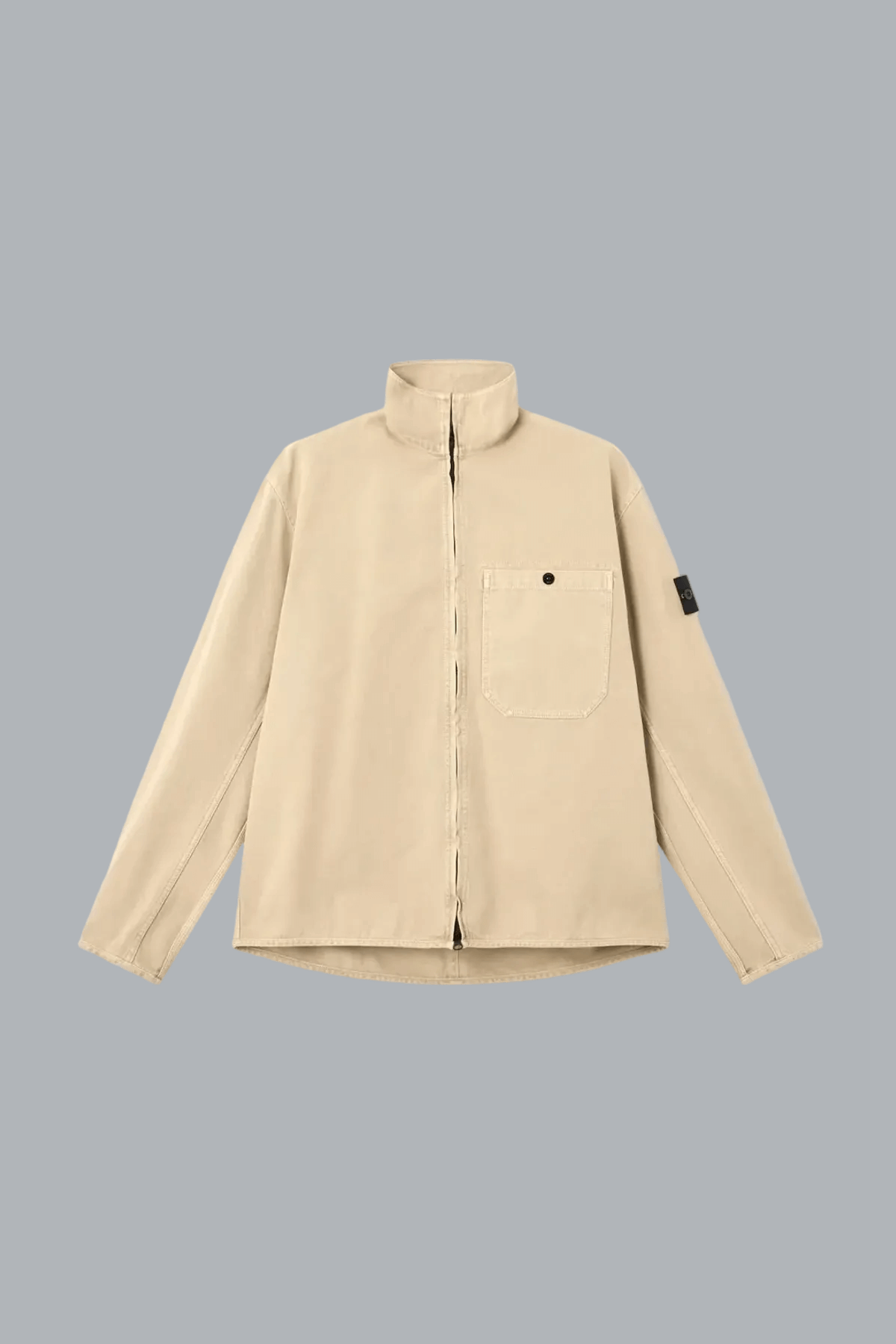 OLD' EFFECT ORGANIC PANAMA COTTON SHIRTS DESERT SAND
