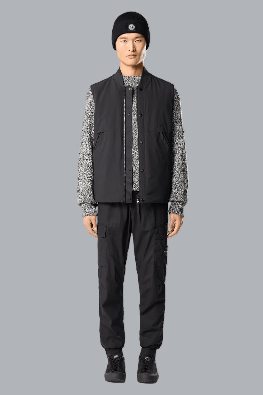 LIGHT SOFT SHELL-R e.dye TECHNOLOGY WITH PRIMALOFT INSULATION VEST BLACK