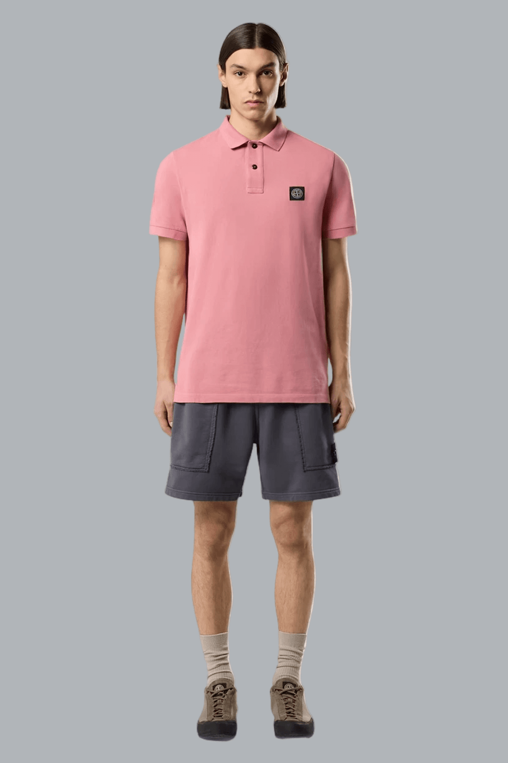 95% ORGANIC COTTON/ 5% ELASTANE PIQUÉ POLO SHIRT OLEANDER