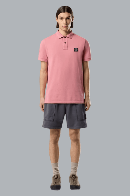 95% ORGANIC COTTON/ 5% ELASTANE PIQUÉ POLO SHIRT OLEANDER