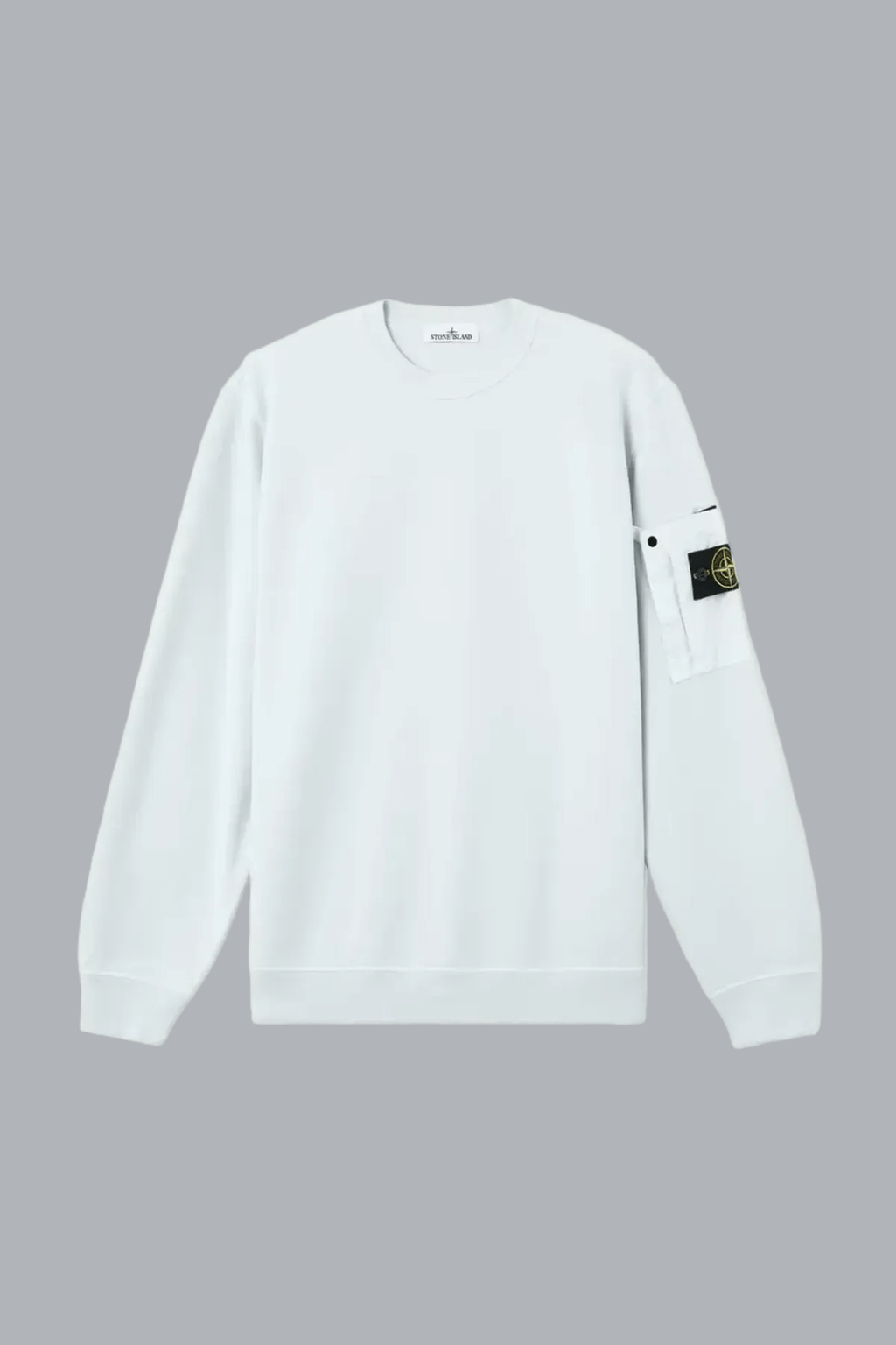 COTTON FLEECE WITH SEASONAL POCKET SWEATSHIRT SKY BLUE