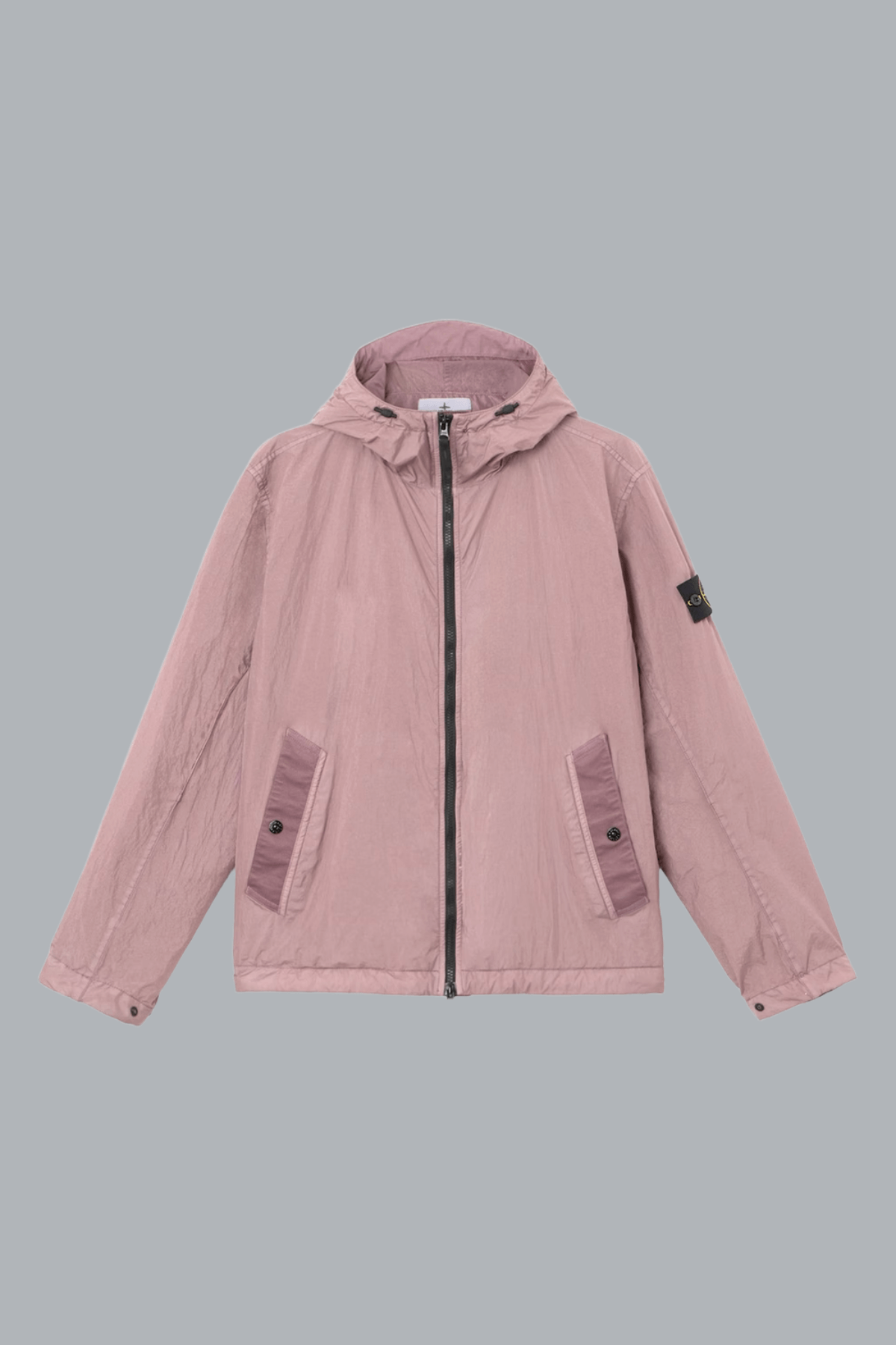 GARMENT DYED CRINKLE REPS NY JACKET PURPLE GRAY