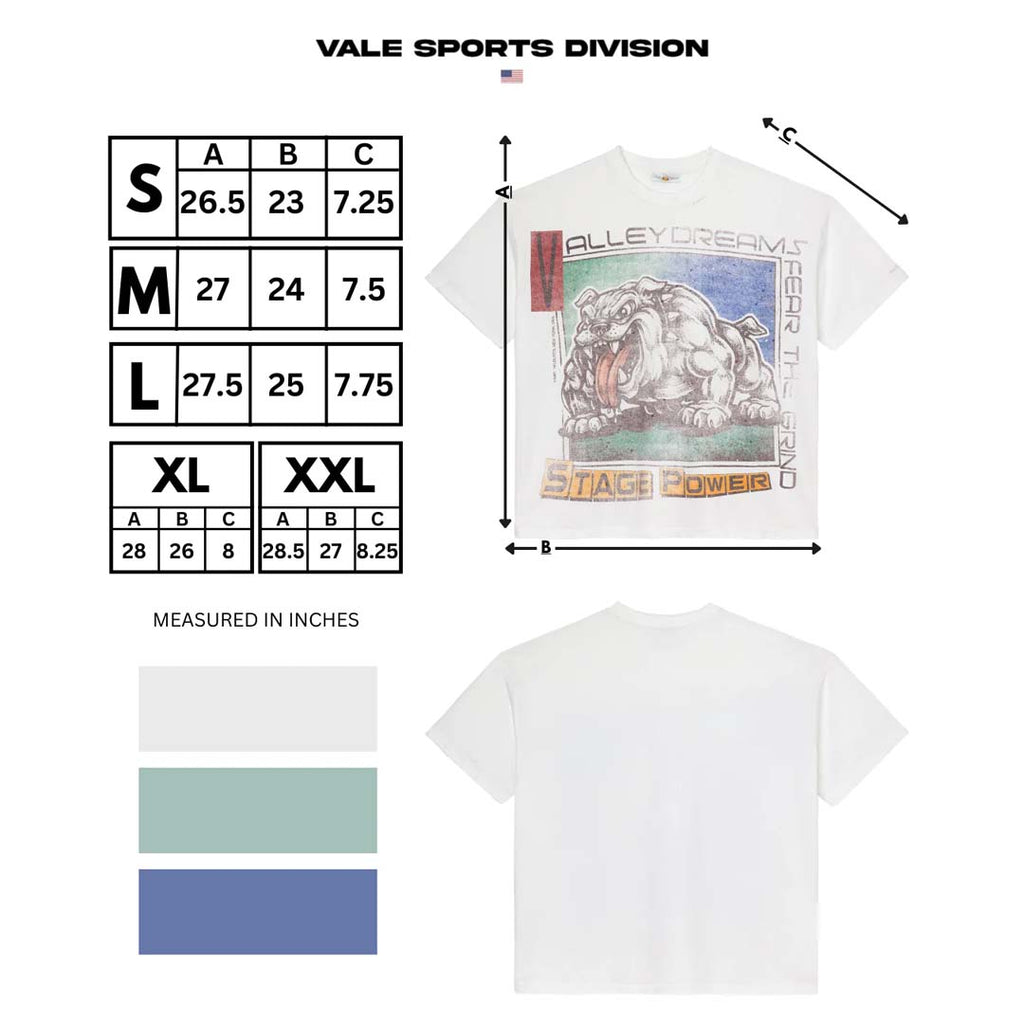 Vale Big Stage Tee White