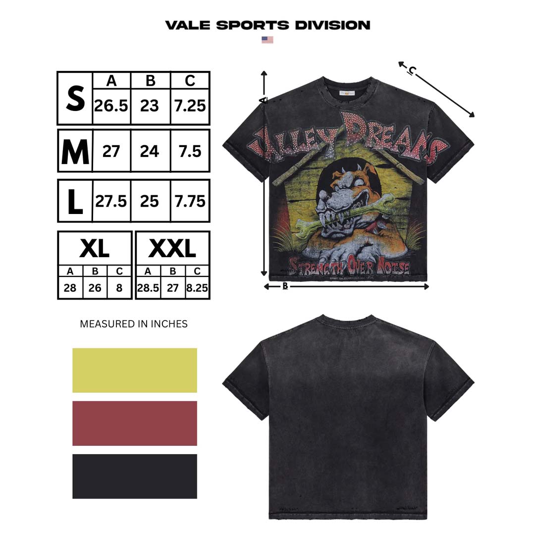 Vale Doghouse Bling Tee Black