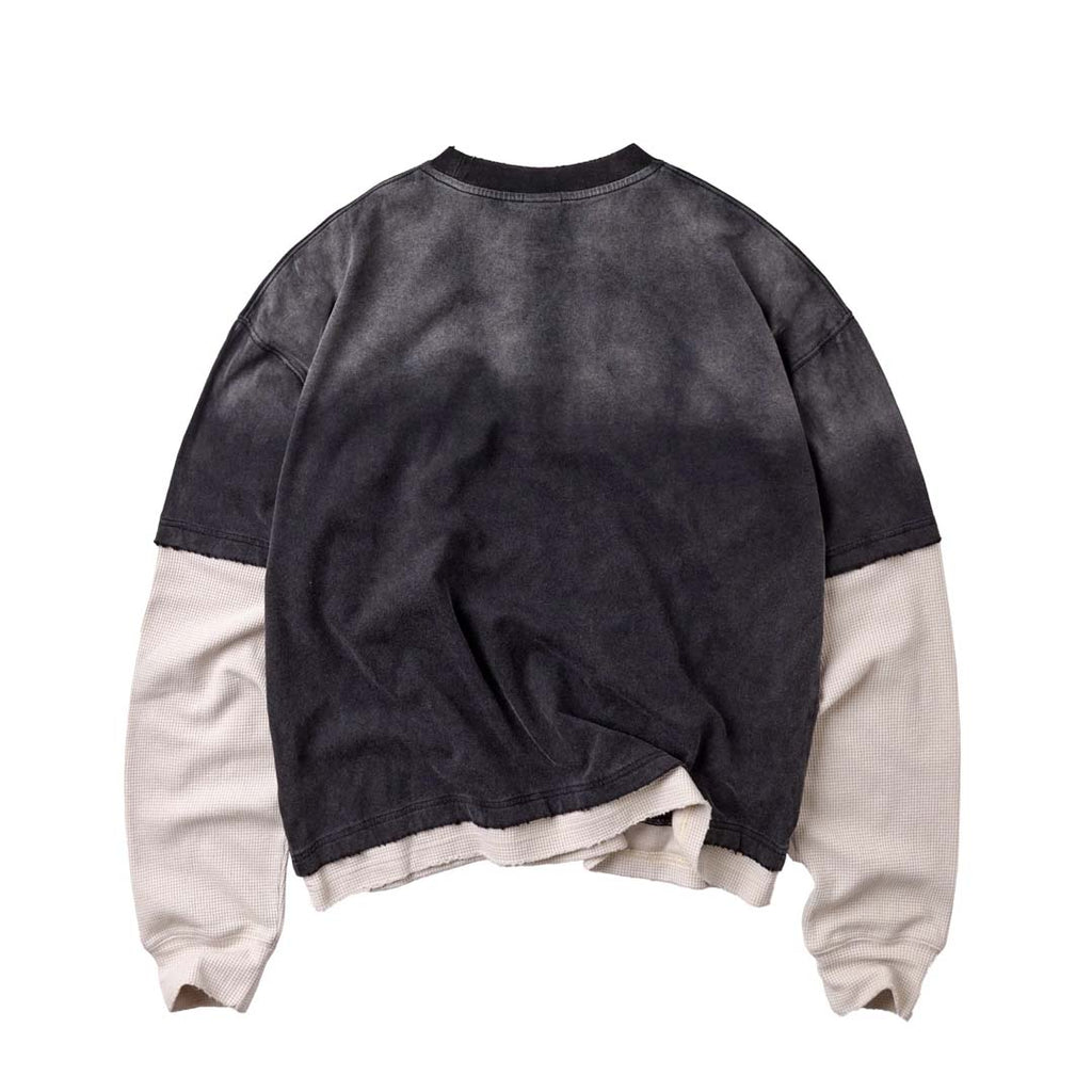 Vale Forever Big Brother Long Sleeve Layered Tee Black Red
