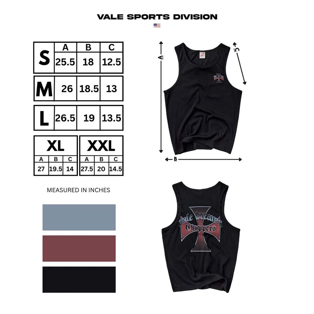 Vale Forever Chopper Tank Top 2 Pack Black