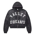 Vale Forever Classico Zip Up Hoodie Black