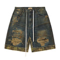 Vale Forever Double Dark Wash Blue Denim Jorts
