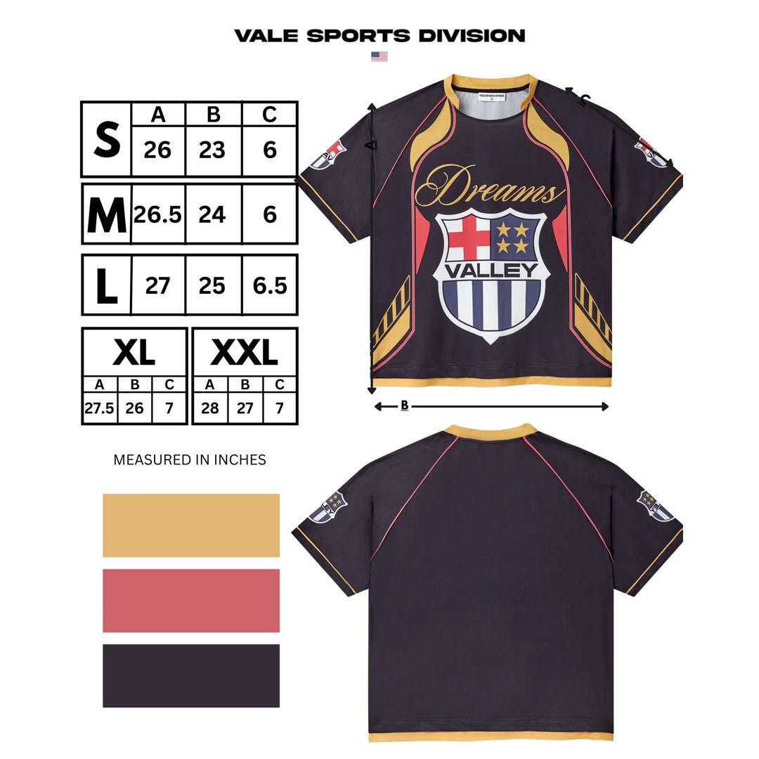 Vale Forever Dreams Futbol Jersey Black