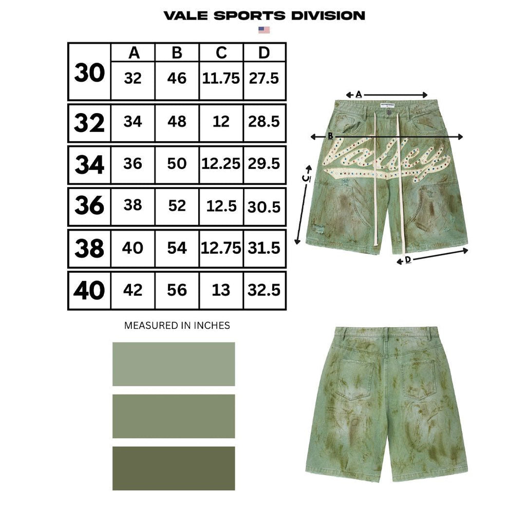 Vale Forever Green Skittles Shorts