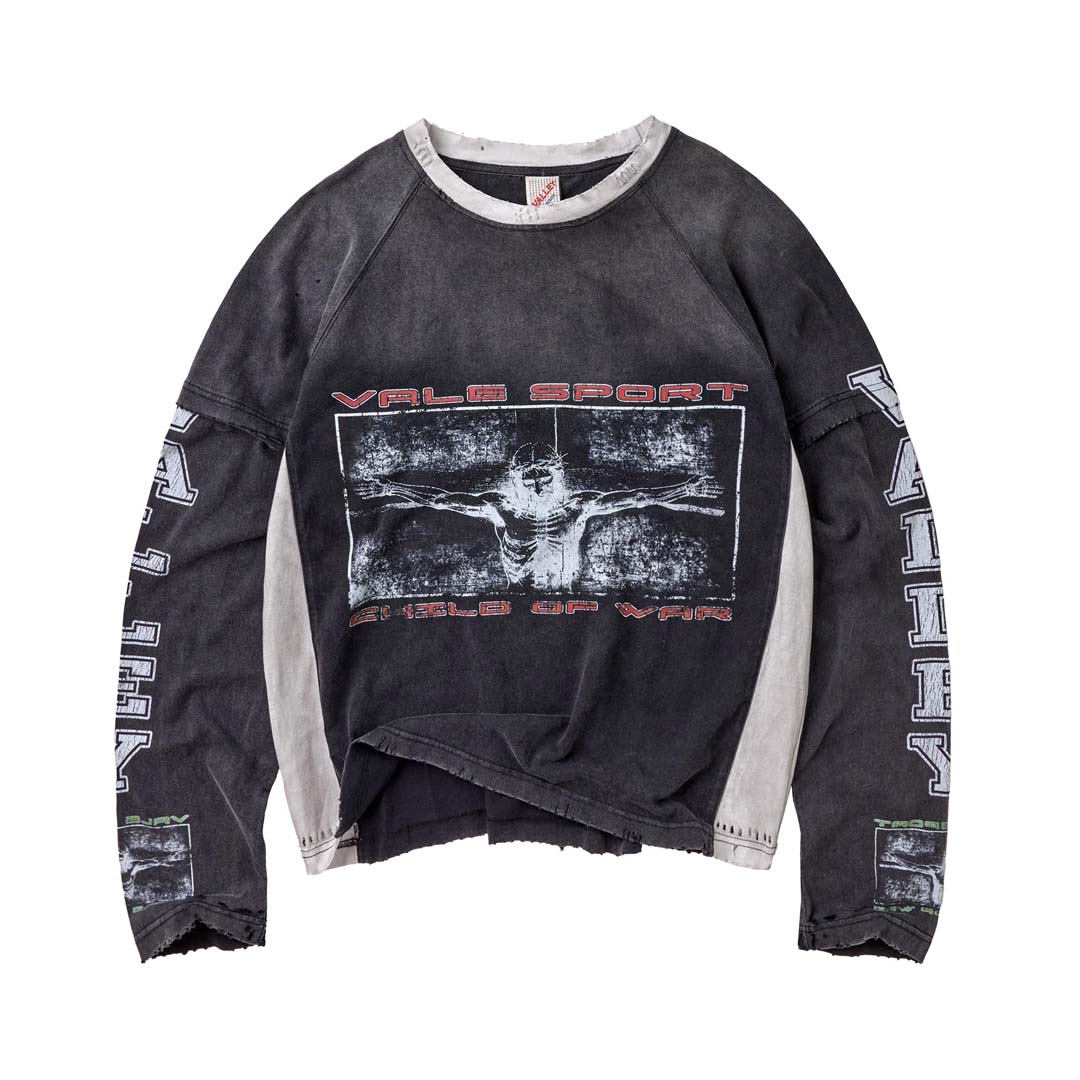Vale Forever Holy Spirits Long Sleeve Tee Black Red