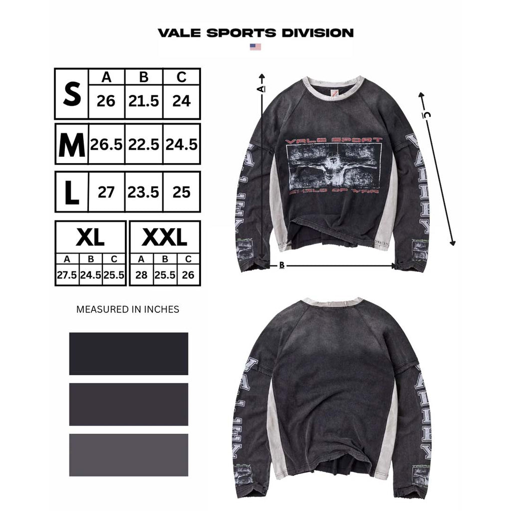 Vale Forever Holy Spirits Long Sleeve Tee Black Red
