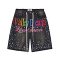 Vale Forever Ice Cream Denim Shorts Black