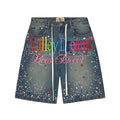 Vale Forever Ice Cream Denim Shorts Blue