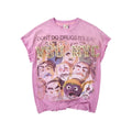 Vale Forever No Drugs Tank Tee Pink
