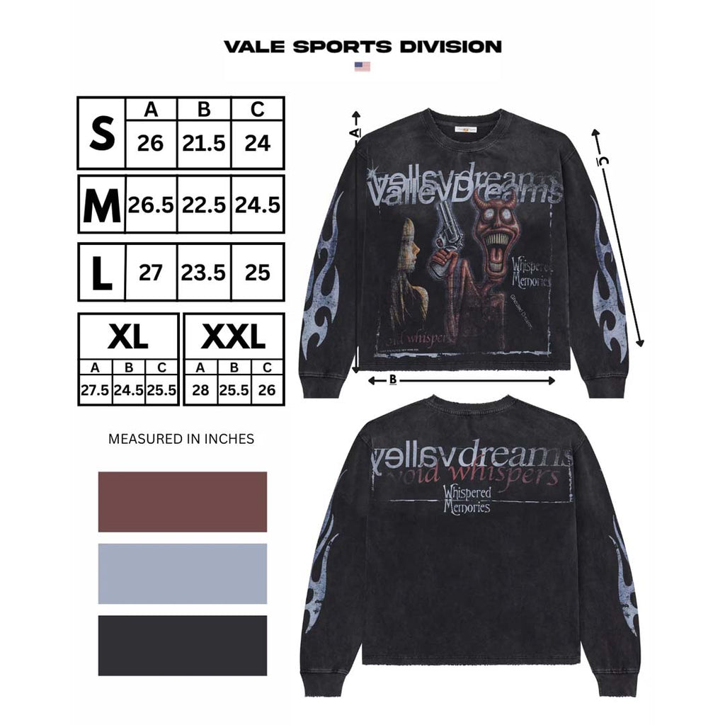 Vale Forever Psychopath Long Sleeve Black Tee