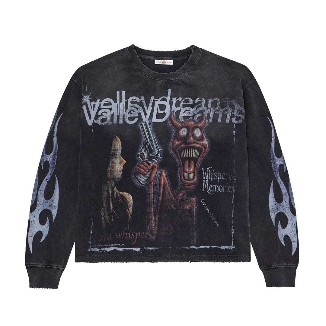 Vale Forever Psychopath Long Sleeve Black Tee