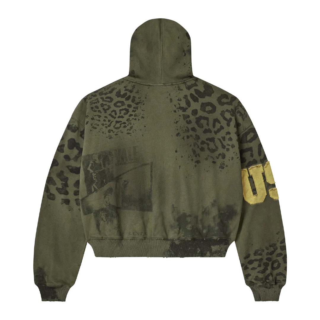 Vale Forever Safari Zip Up Hoodie 'Olive'