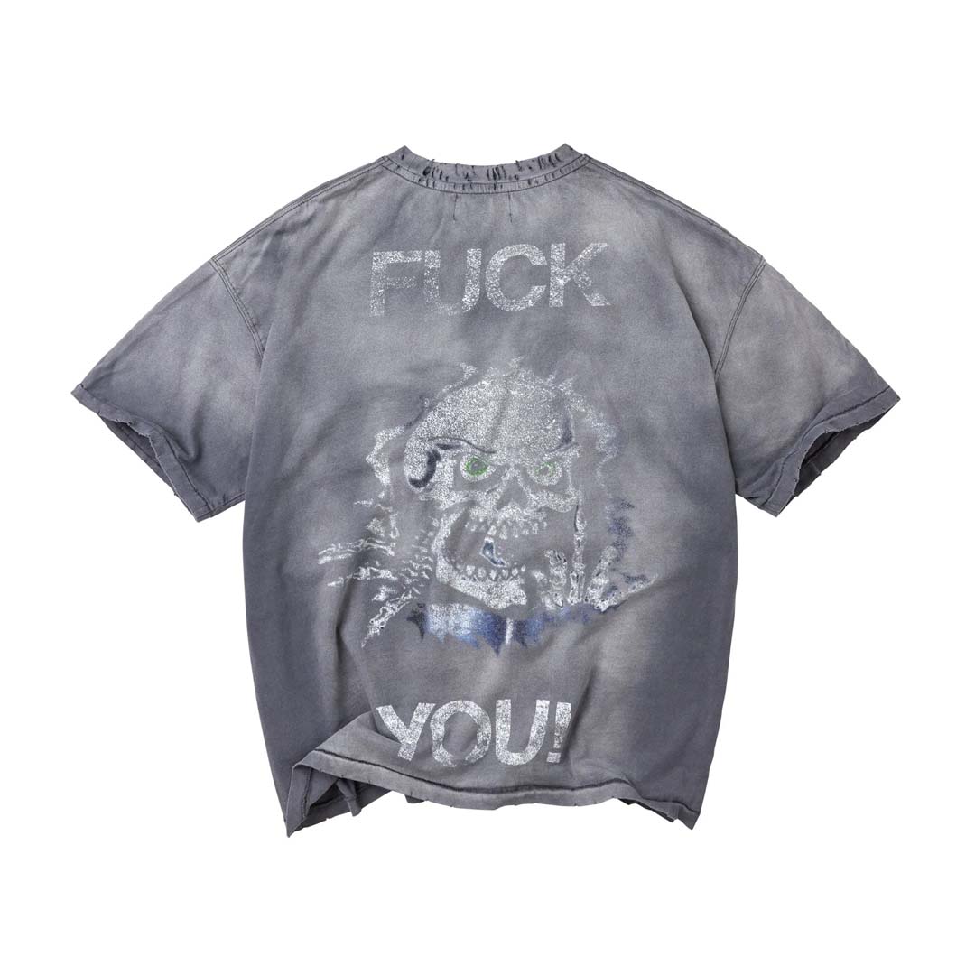 Vale Forever Skullie Faded Grey Tee&nbsp;