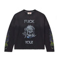 Vale Forever Skullie Thermal Long Sleeve Tee Black