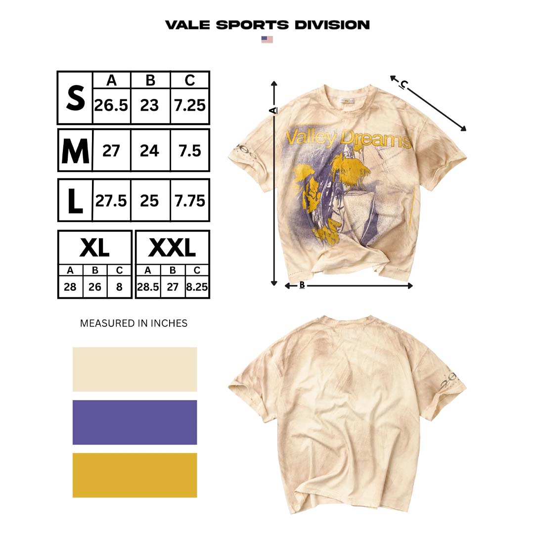 Vale Forever Sunrise Tee Cream