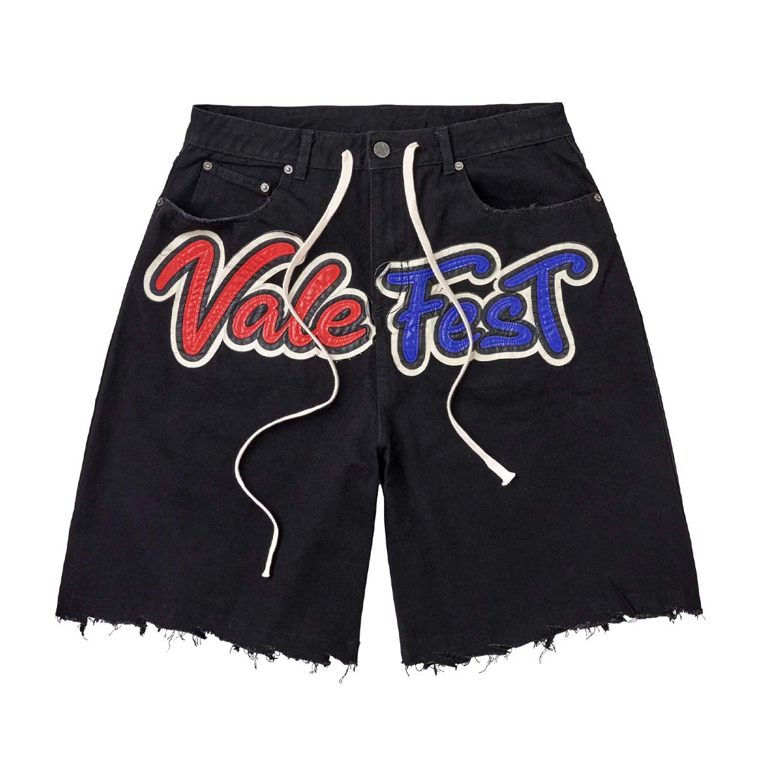 Vale Forever Vale Fest Shorts Black Red Blue