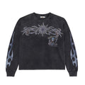 Vale Forever Valley Bling Long Sleeve Faded Black Tee