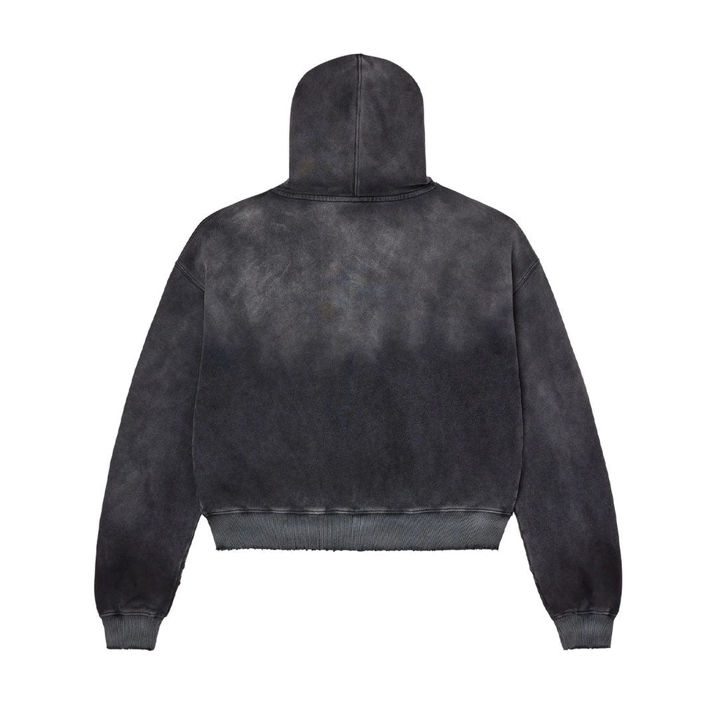 Vale Forever Vendetta Distressed Zip Up Hoodie