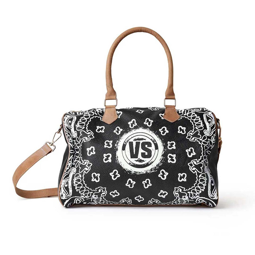 Vale Forever VS Black Leather Mini Duffle Bag