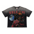 Vale Forever VSU Athletics Dog Basketball Faded Black Tee